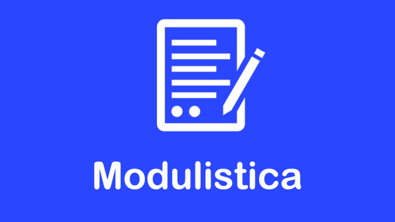 Modulistica